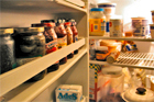 filled fridge